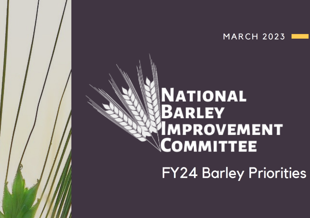 National Barley Improvement Committee 2023 Legislative Packet
